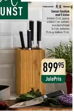 Imerco Sensei flexblok med 5 knive, DKK 899.95 tilbud