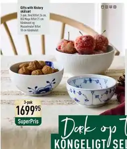 Imerco Gifts with History skålsæt, DKK 1699.95 tilbud