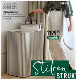 Imerco Tota Luxe vaskekurv, DKK 1199.95 tilbud