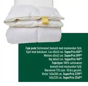 Imerco Fejø dyne tilbud