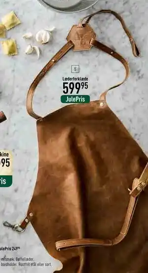 Imerco Læderforklæde, DKK 599.95 tilbud