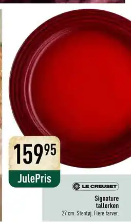 Imerco Signature tallerken, DKK 159.95 tilbud