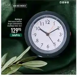 Imerco Analog ur, DKK 129.95 tilbud