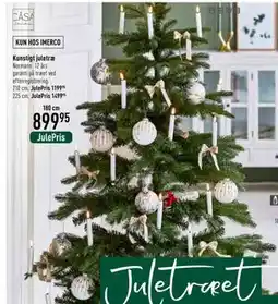 Imerco Kunstigt juletræ tilbud