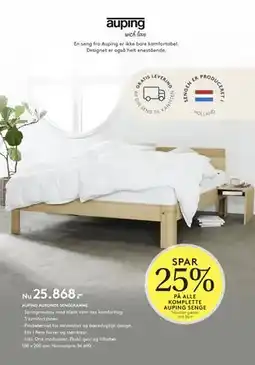 SENG AUPING AURONDE SENGERAMME, DKK 25868 tilbud