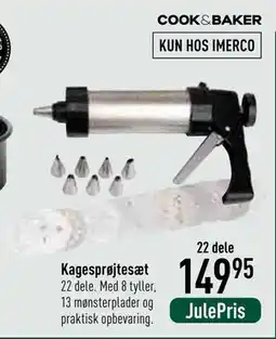 Imerco Kagesprøjtesæt, DKK 149.95 tilbud