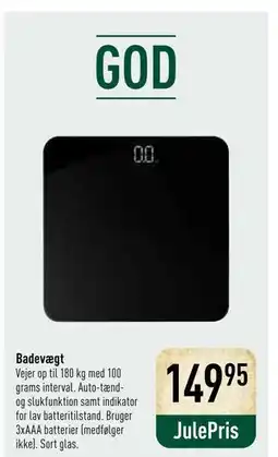 Imerco Badevægt, DKK 149.95 tilbud