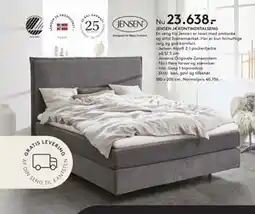 SENG JENSEN J4 KONTINENTALSENG., DKK 23638 tilbud