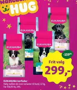 Maxi Zoo EUKANUBA tørfoder, DKK 299 tilbud