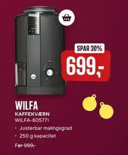 Skousen WILFA KAFFEKVÆRN. WILFA-605771., DKK 699 tilbud