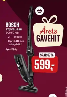 Skousen STØVSUGER BCHF216B, DKK 599 tilbud