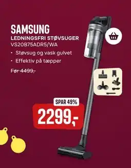 Skousen SAMSUNG LEDNINGSFRI STØVSUGER, DKK 2299 tilbud
