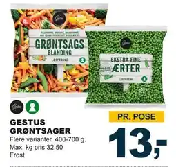 Let-Køb GESTUS GRØNTSAGER, DKK 13 tilbud