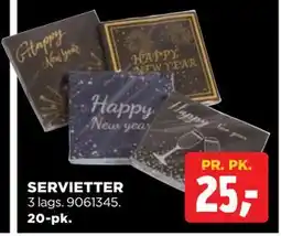 jem & fix SERVIETTER, DKK 25 tilbud