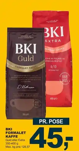 Let-Køb BKI FORMALET KAFFE, DKK 45 tilbud