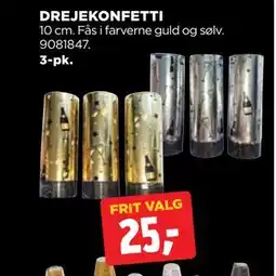 jem & fix DREJEKONFETTI, DKK 25 tilbud
