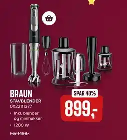 Skousen STAVBLENDER 0X22111377, DKK 899 tilbud