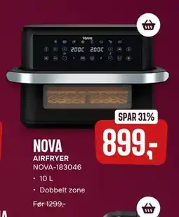Skousen NOVA AIRFRYER NOVA-183046, DKK 899 tilbud