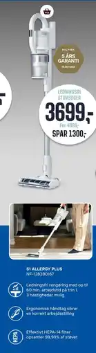 Skousen LEDNINGSRI STØVSUGER, DKK 3699 tilbud