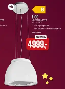 Skousen EICO LOFTEMHÆTTE, DKK 4999 tilbud