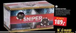 jem & fix SNIPER BATTERI, DKK 189 tilbud