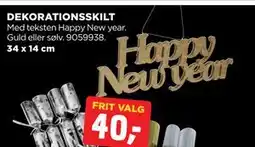 jem & fix DEKORATIONSSKILT, DKK 40 tilbud