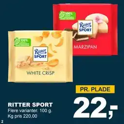 Let-Køb RITTER SPORT, DKK 22 tilbud
