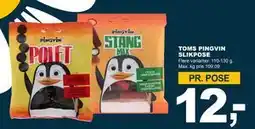 Let-Køb TOMS PINGVIN SLIKPOSE, DKK 12 tilbud