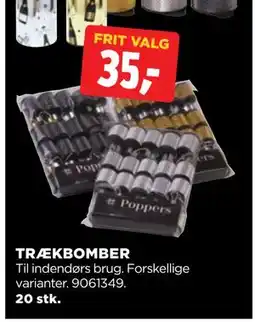 jem & fix TRÆKBOMBER, DKK 35 tilbud