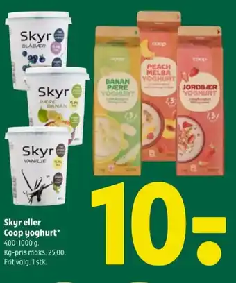 Skyr eller Coop yoghurt