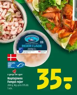 Coop 365 Kaptajnens fangst rejer tilbud