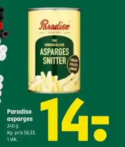 Coop 365 Paradiso asparges tilbud
