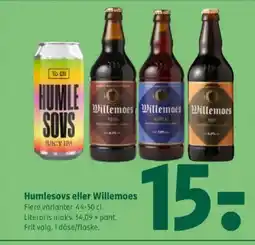 Coop 365 Humlesovs eller Willemoes tilbud