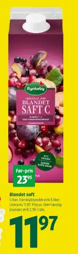 Coop 365 Rynkeby Blandet saft tilbud