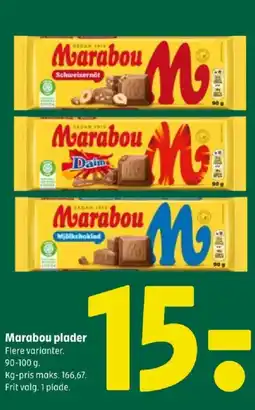 Coop 365 Marabou plader tilbud