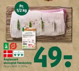 Coop 365 Änglamark økologisk flæskesteg tilbud