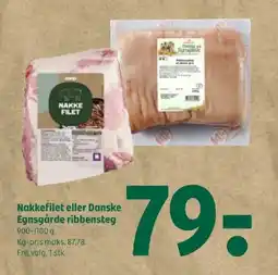Coop 365 Nakkefilet eller Danske Egnsgårde ribbensteg tilbud