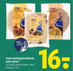 Coop 365 Irma surdejspizzabund eller pinsa tilbud