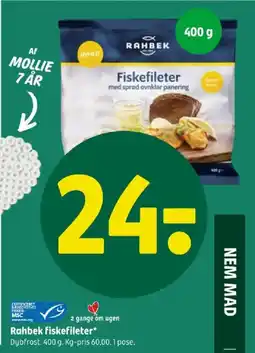 Coop 365 Rahbek fiskefileter tilbud