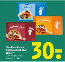 Coop 365 The döner kebab, kyllingekebab eller falafel tilbud