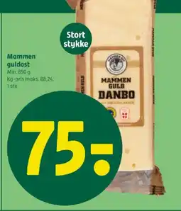 Coop 365 Mammen guldost tilbud