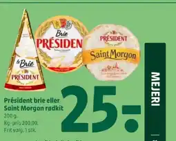 Coop 365 Président brie eller Saint Morgon rødkit tilbud