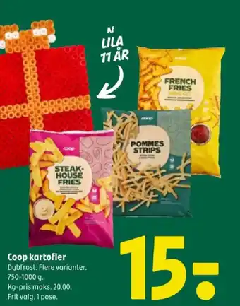 Coop 365 Coop kartofler tilbud