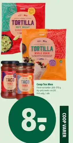 Coop 365 Coop Tex Mex tilbud