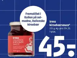 Coop 365 Irma kirsebærsauce tilbud