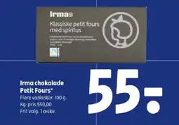 Coop 365 Irma chokolade Petit Fours tilbud