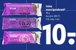 Coop 365 Irma marcipanbrød tilbud