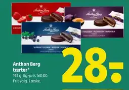 Coop 365 Anthon Berg tærter tilbud