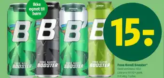 Coop 365 Faxe Kondi Booster tilbud