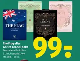 Coop 365 The Flag eller Antico Leone i boks tilbud